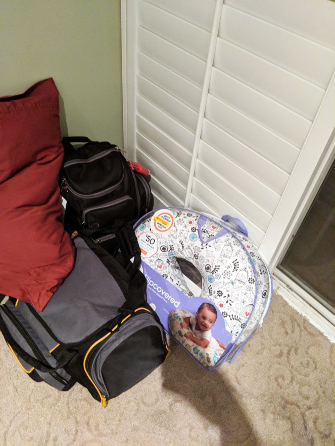 Duffel bag and hospital bag